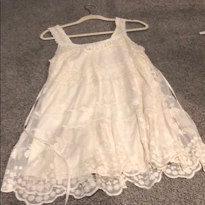 Forever 21 cream dress